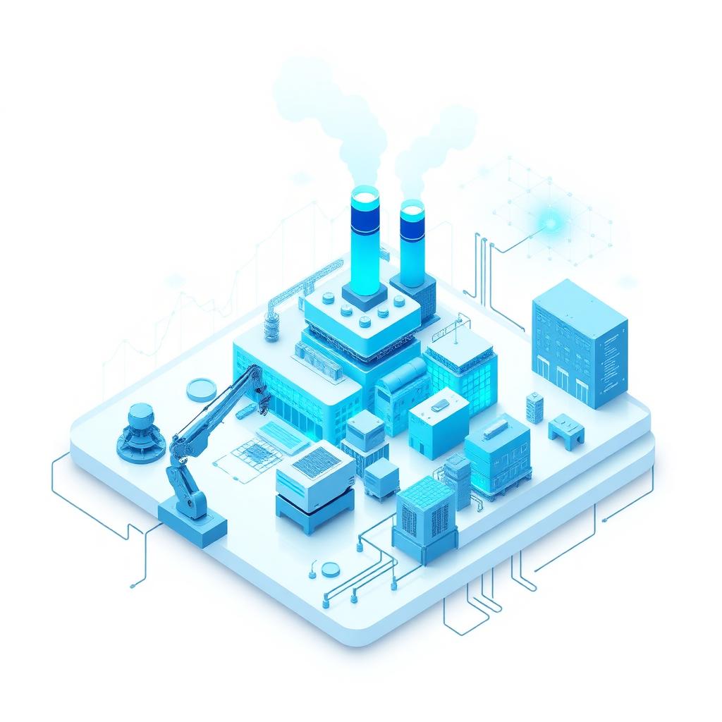 Industrial AI ecosystem illustration